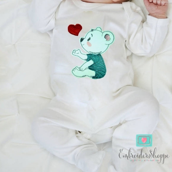 Sleeptime Bear Applique