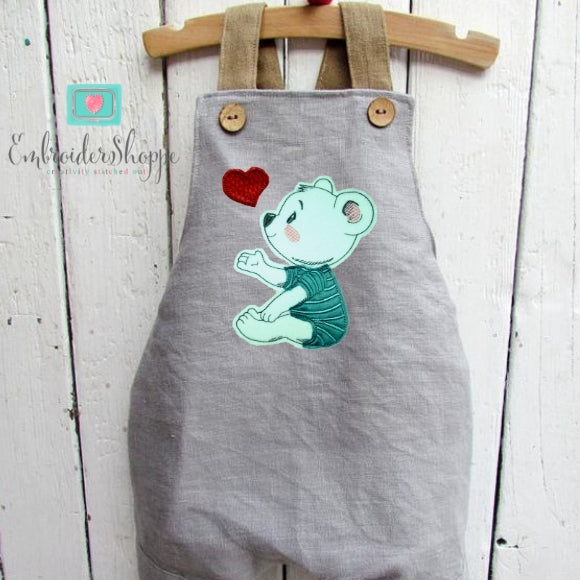Sleeptime Bear Applique