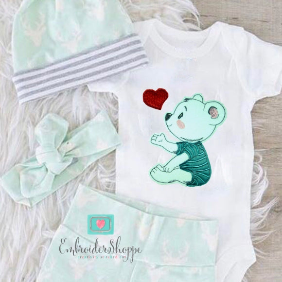 Sleeptime Bear Applique