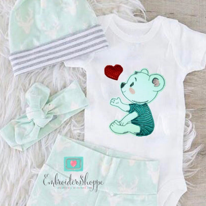 Sleeptime Bear Applique