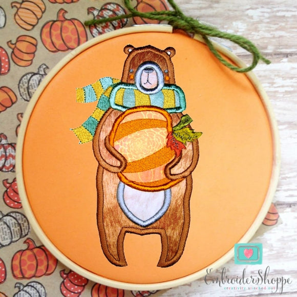 Picking Pumpkins Applique