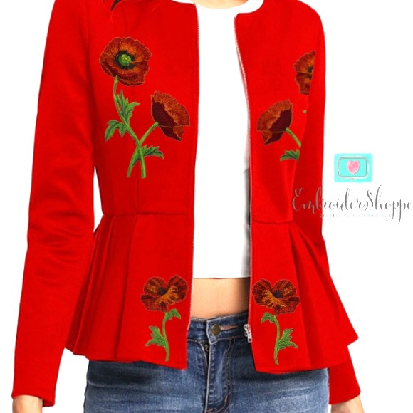 Red Poppy Patches