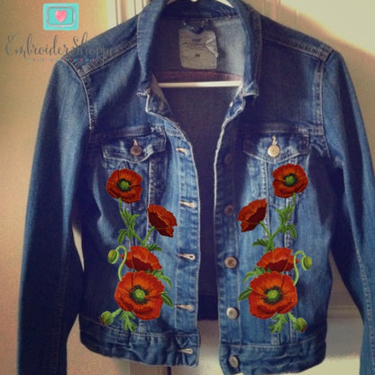 Red Poppy Patches