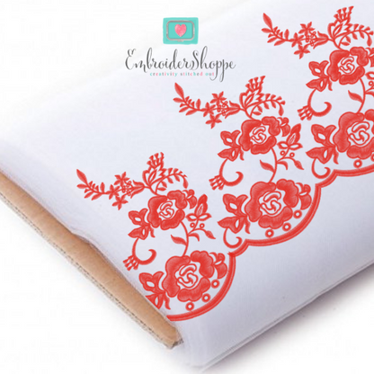 Flower Rose Lace 5x7