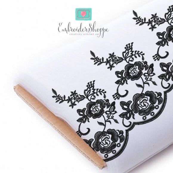 Flower Rose Lace 5x7