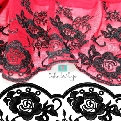 Flower Rose Lace 5x7