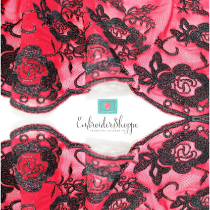 Flower Rose Lace 5x7