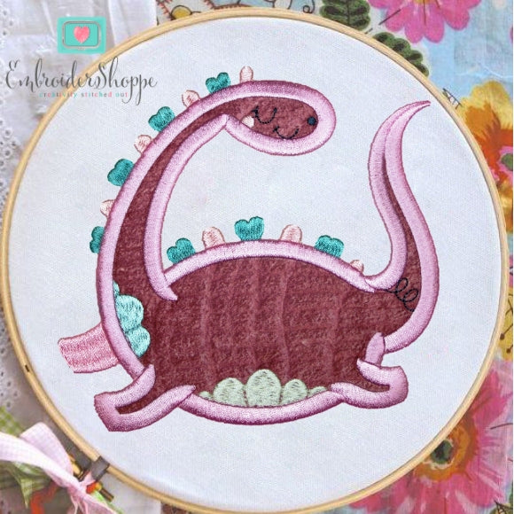 Dinosaur Applique Set