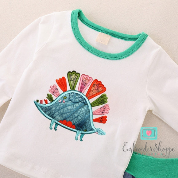 ScalloSaurus Applique