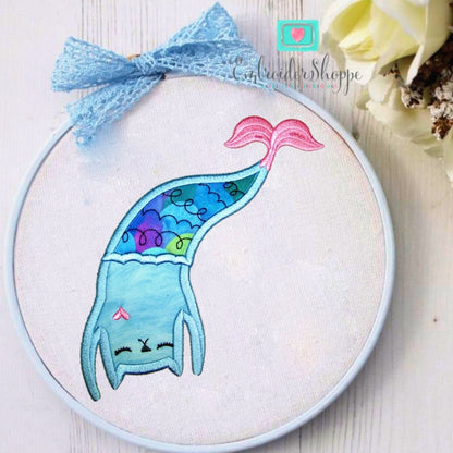 Mermaid Cats Applique