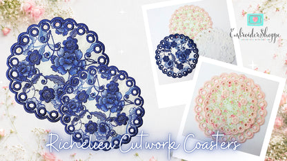 Richelieu Cutwork Coasters