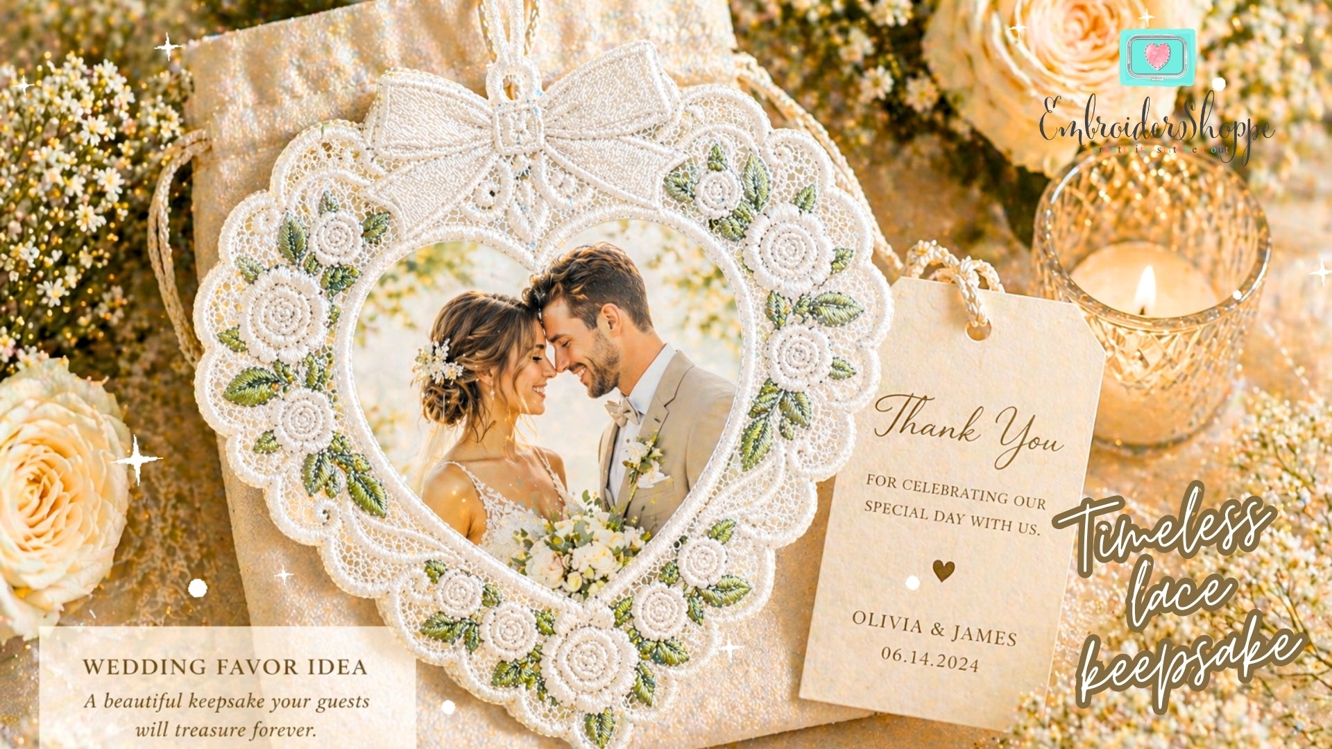 6 x 10 Photo Heart Frame