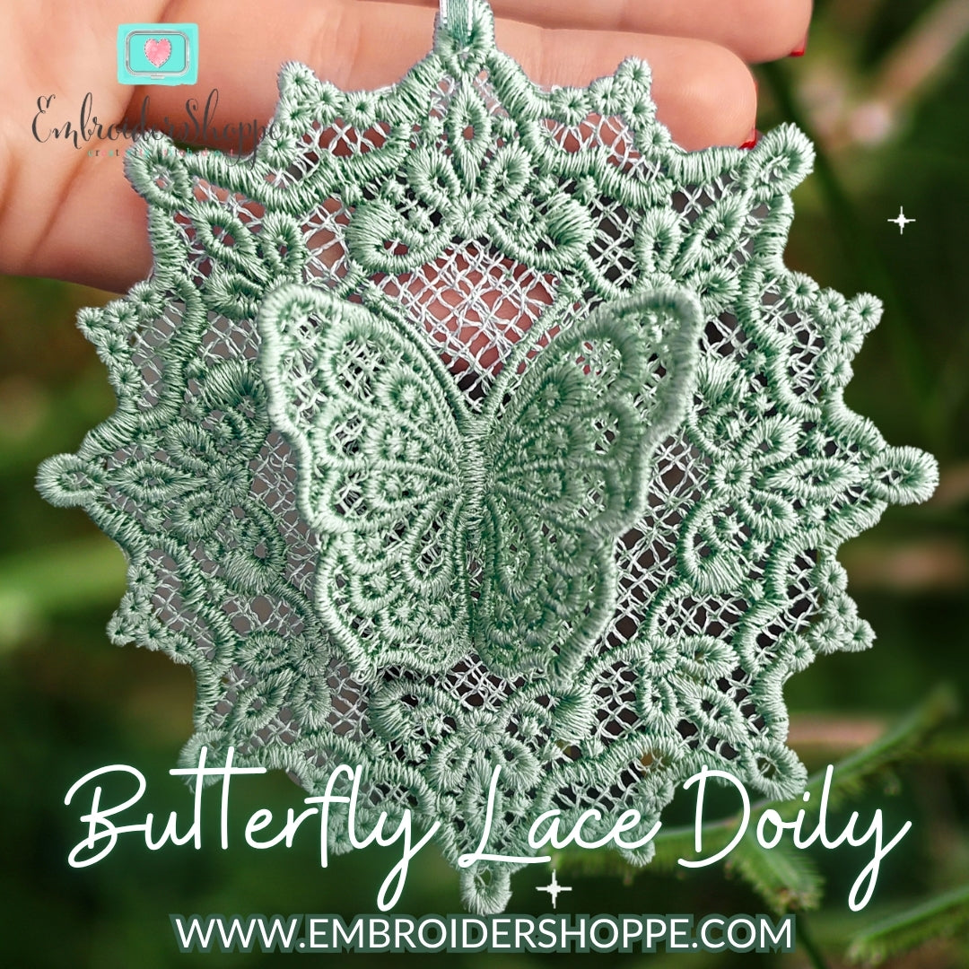 Butterfly Lace Doily
