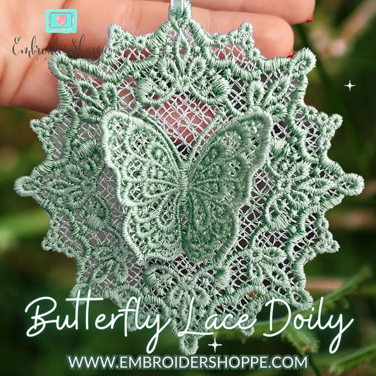Butterfly Lace Doily