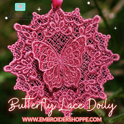 Butterfly Lace Doily