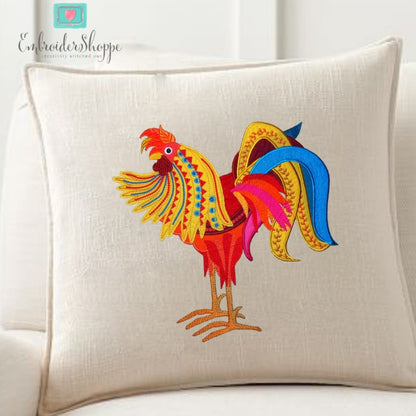 Rooster Applique