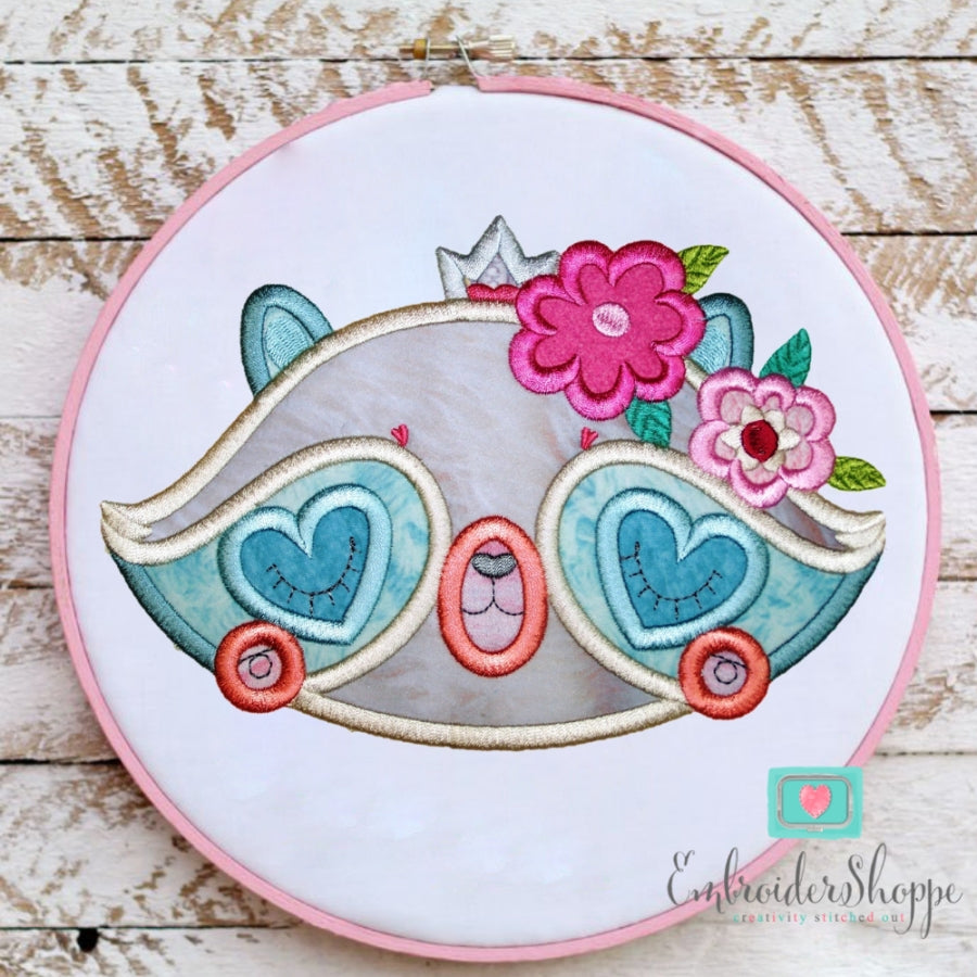 Heart Faces Applique