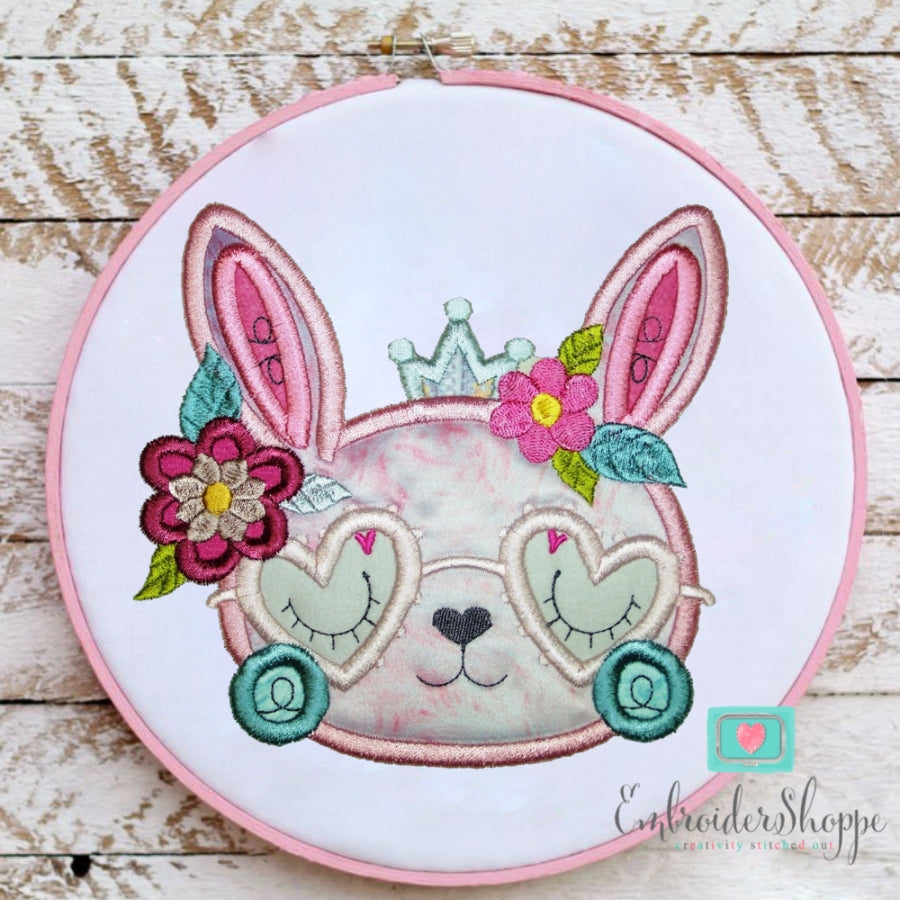 Heart Faces Applique