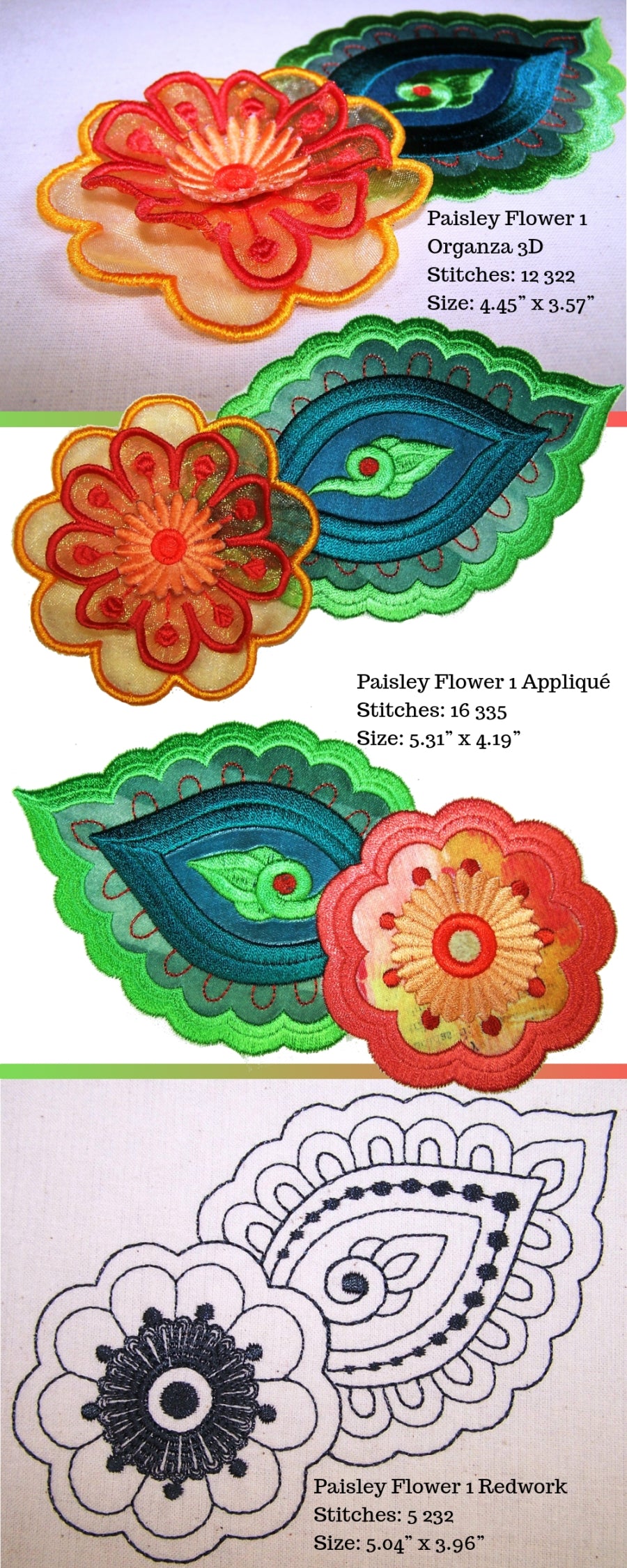 Moroccan Paisleys Flower Set 1