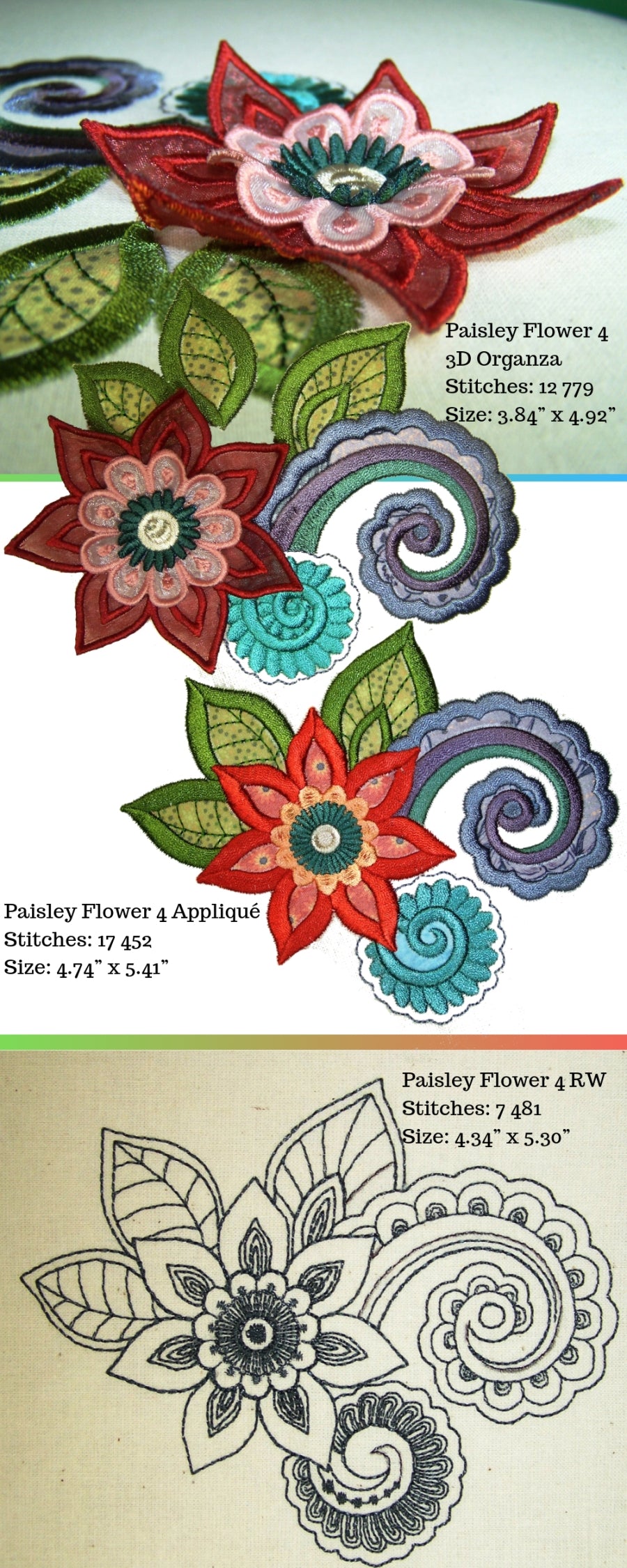 Moroccan Paisleys Flower Set 1