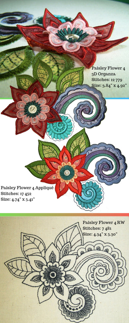 Moroccan Paisleys Flower Set 1