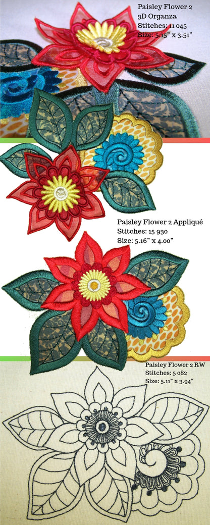 Moroccan Paisleys Flower Set 1