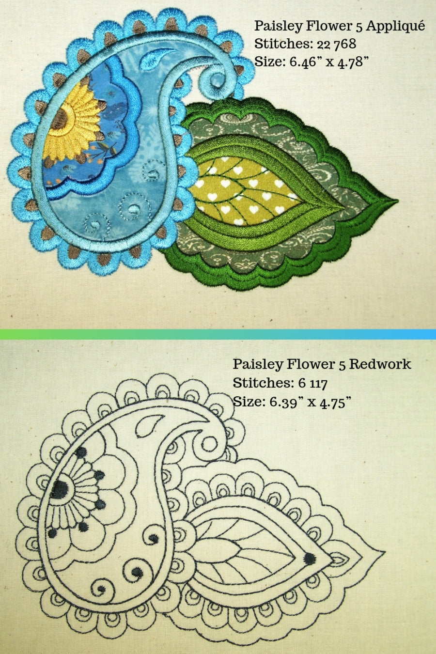 Moroccan Paisleys Flower Set 1