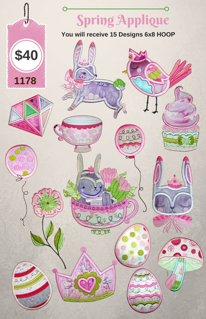 Spring Applique