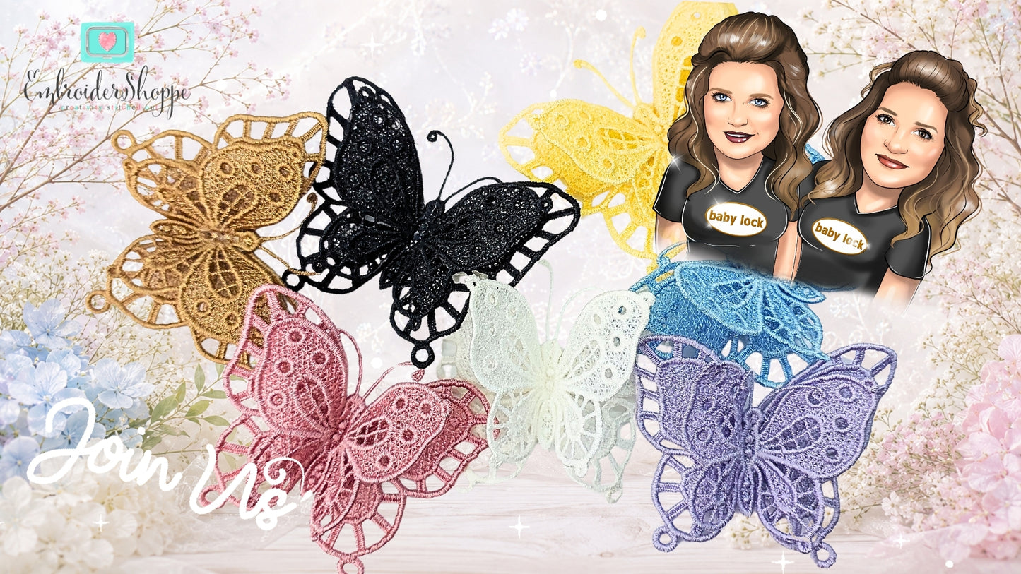 Double Lace Butterfly