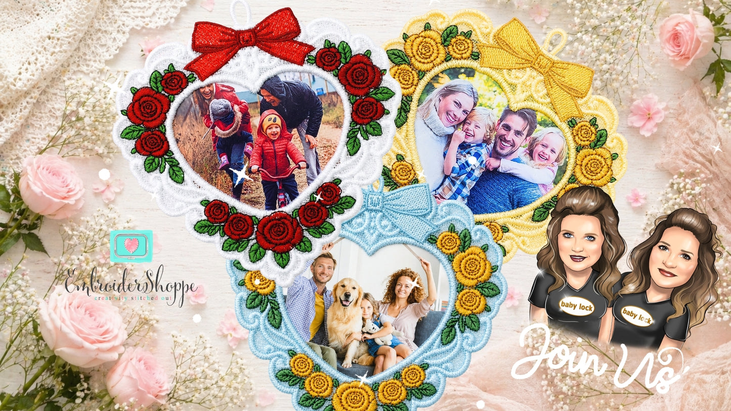 6 x 10 Photo Heart Frame