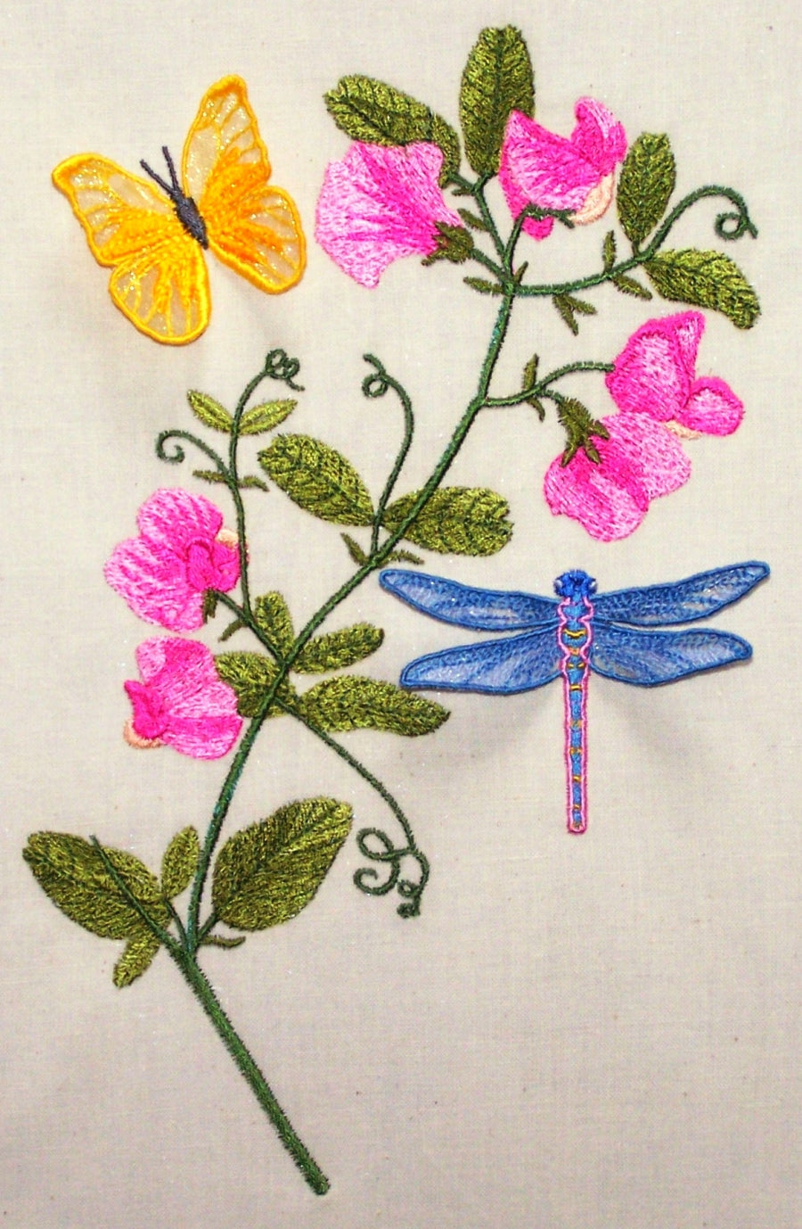 Sweet Peas and Butterflies