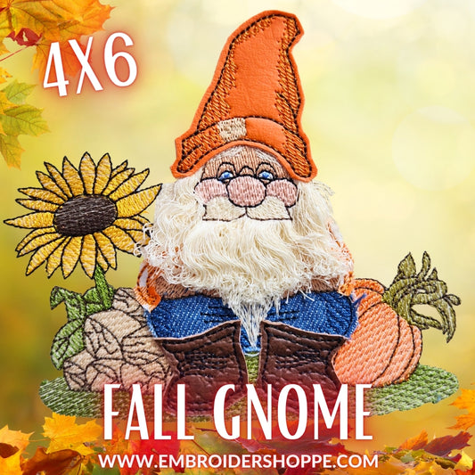 4x6 Fall Gnome