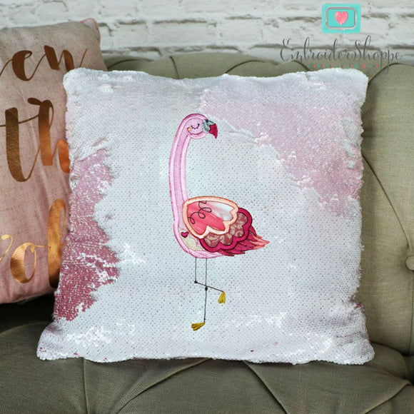 Flamingo Applique