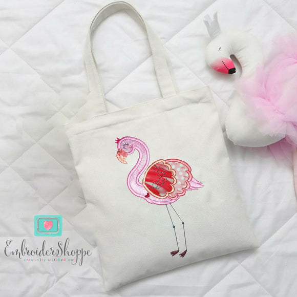 Flamingo Applique