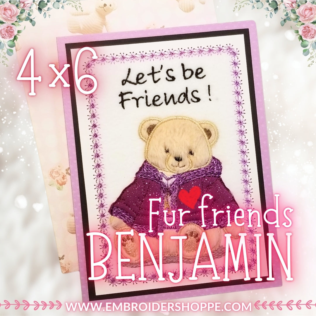 4x6 Benjamin Bear