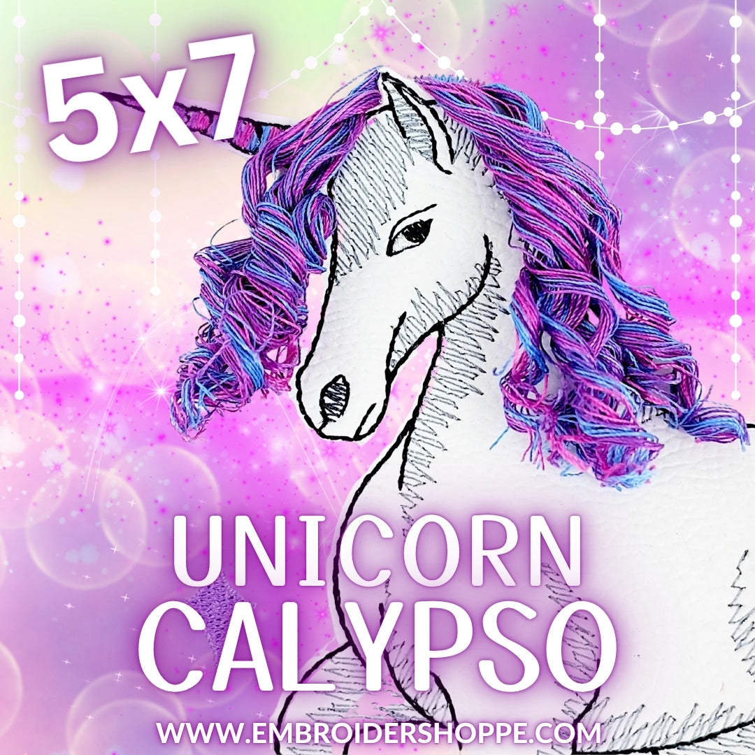 5x7 Unicorn Calypso