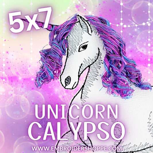 5x7 Unicorn Calypso