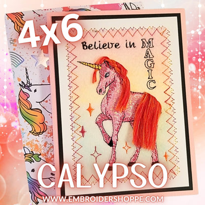 4x6 Unicorn Calypso