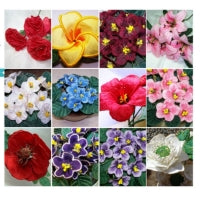 Fabric Flower Combo