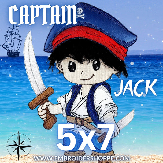 5x7 Captain Jack