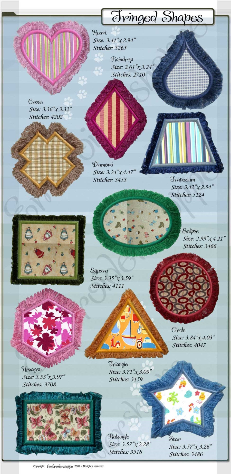 Fringed Shapes