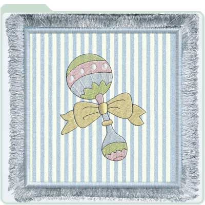 Fringed Baby Quilt