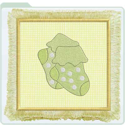 Fringed Baby Quilt