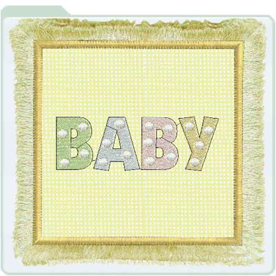 Fringed Baby Quilt