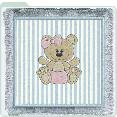 Fringed Baby Quilt