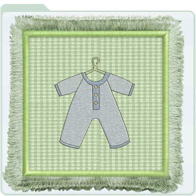 Fringed Baby Quilt
