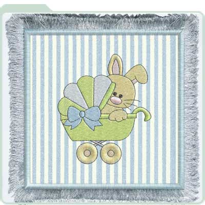 Fringed Baby Quilt