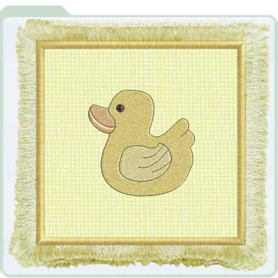 Fringed Baby Quilt