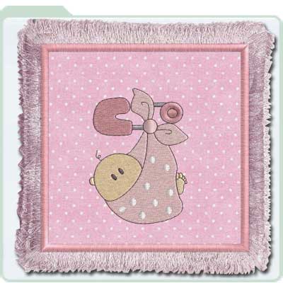 Fringed Baby Quilt