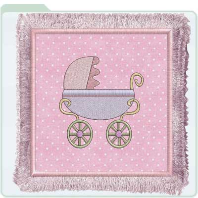 Fringed Baby Quilt